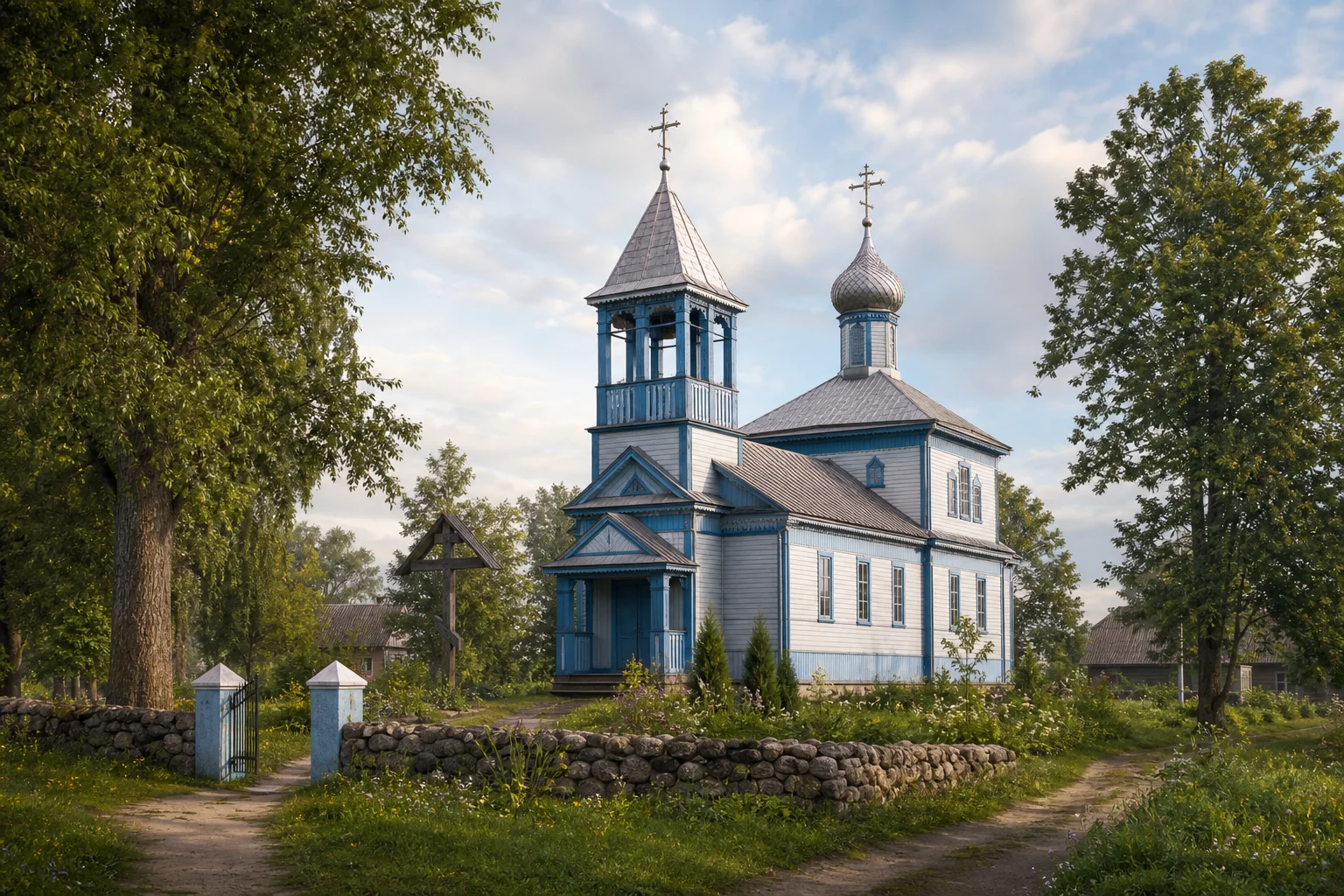 Мал. Кракотка, церковь св. Иоанна Предтечи (дерев.)