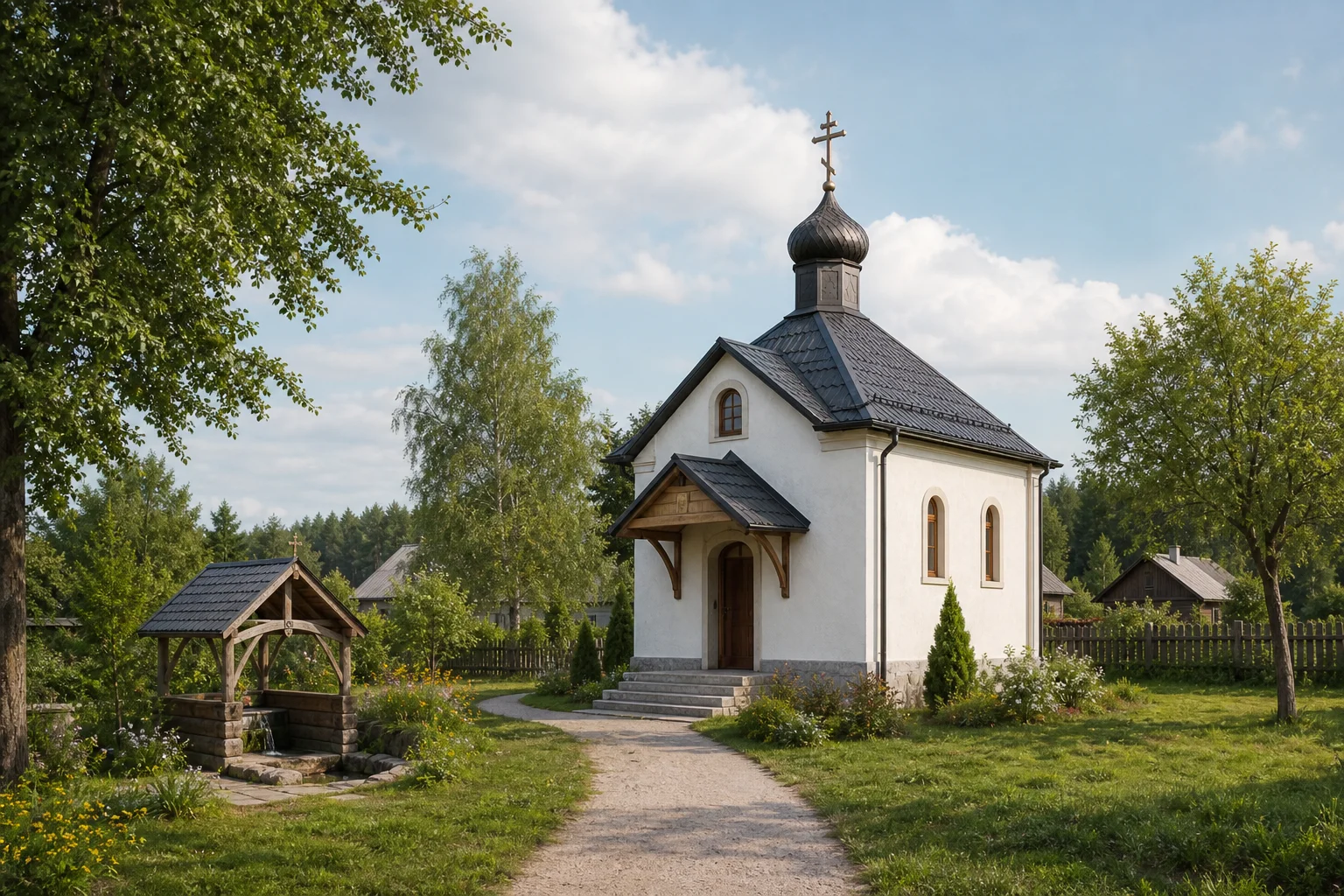 Малиновая, часовня придорожная