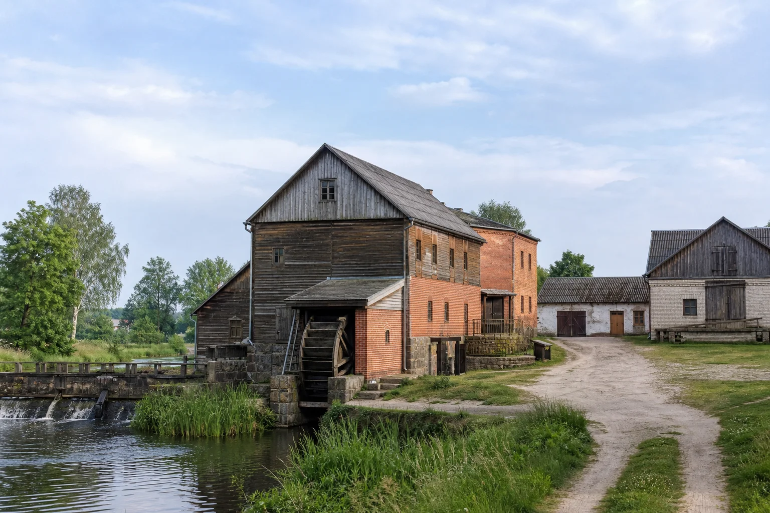 Мельники. Водяная мельница