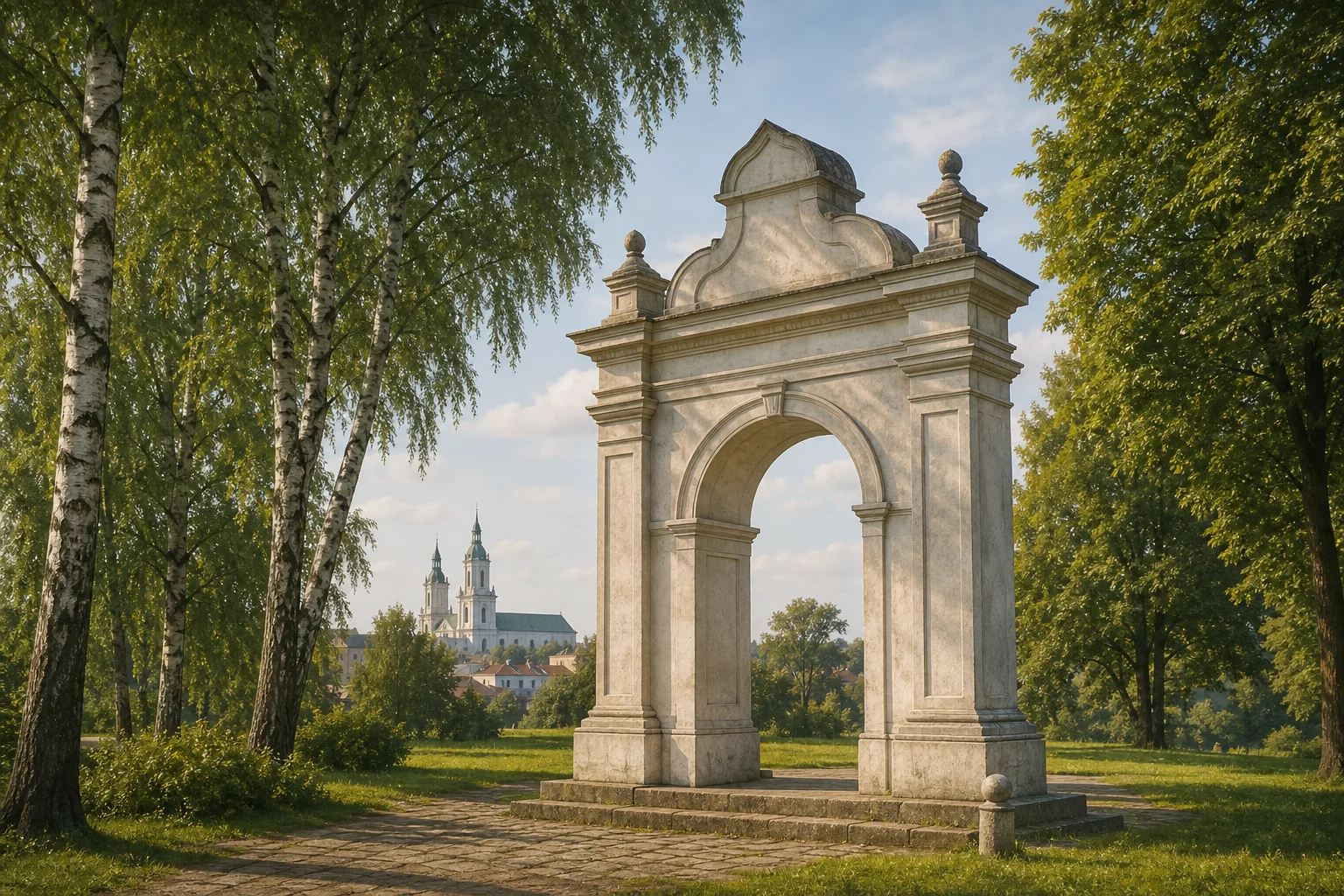 Мемориальная арка 1780 года в Могилеве