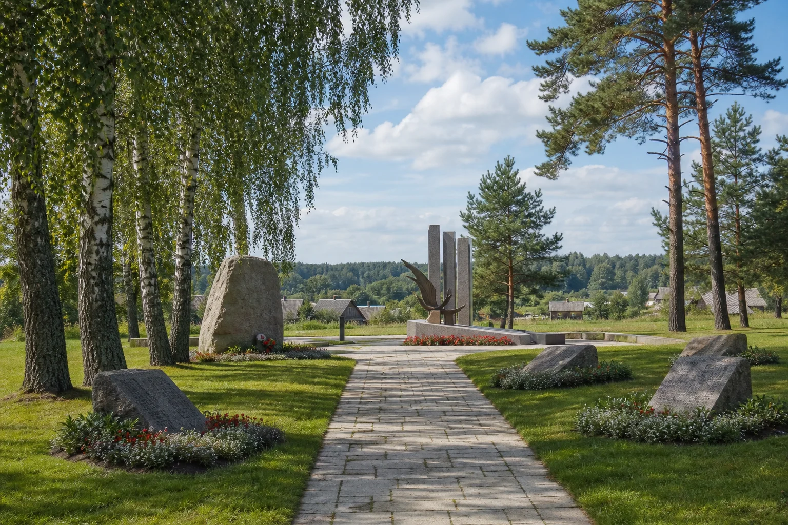 Мемориальный комплекс в Дорах