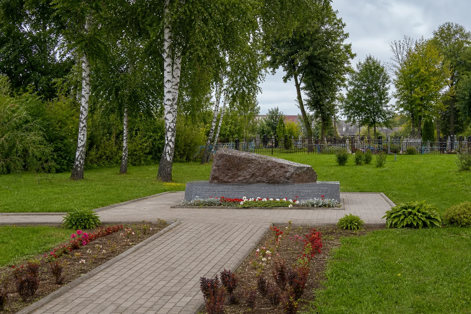 Место расстрела мирного населения