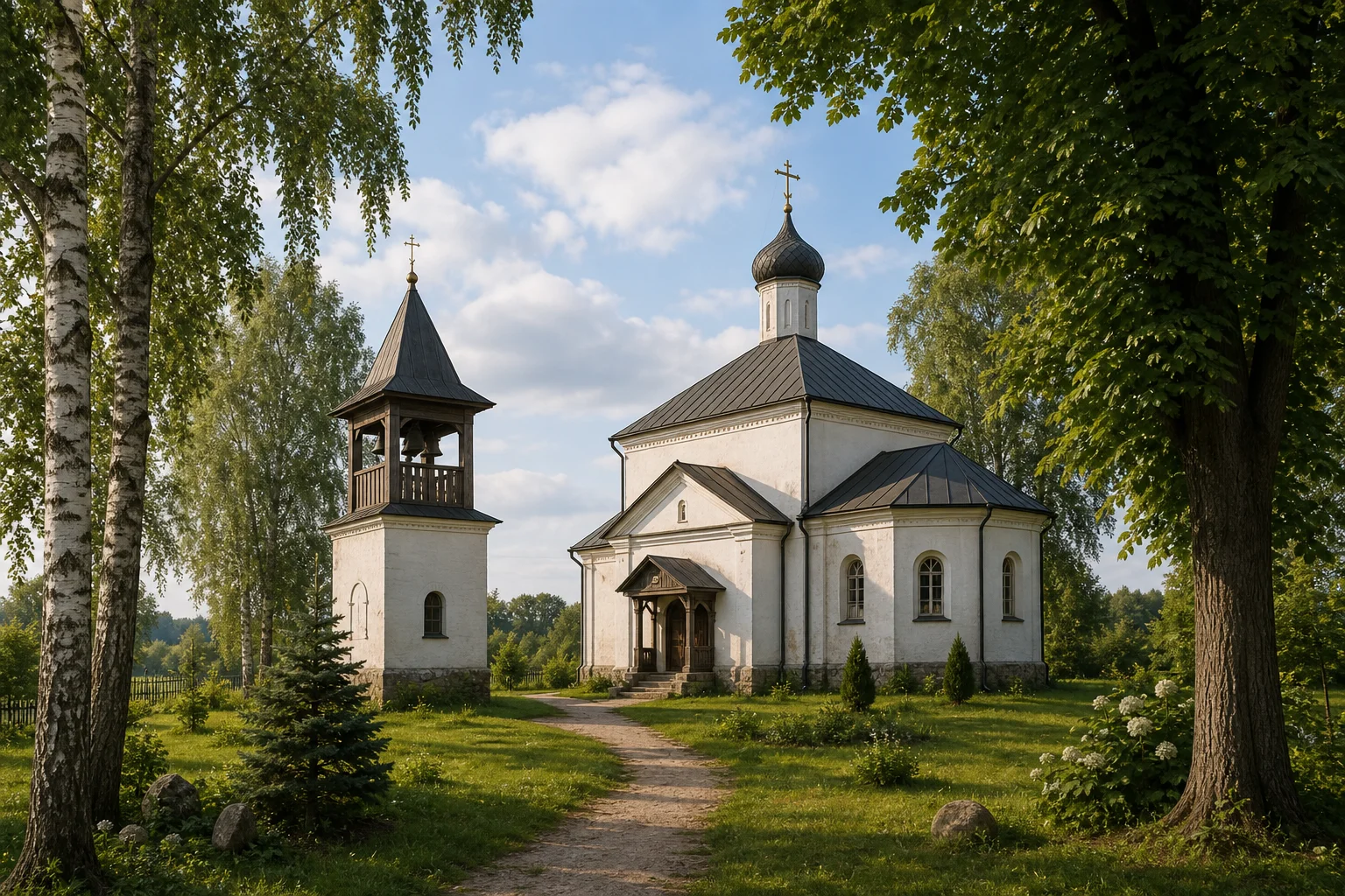 Михайловская церковь с колокольней