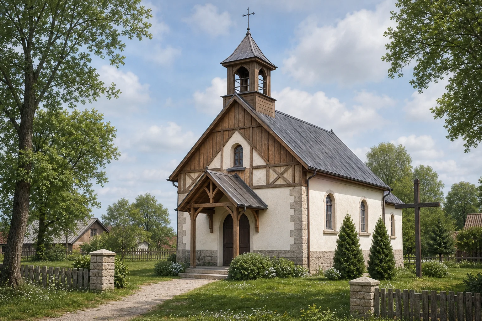 Мильковичи, часовня католич. св. Антония (дерев.)