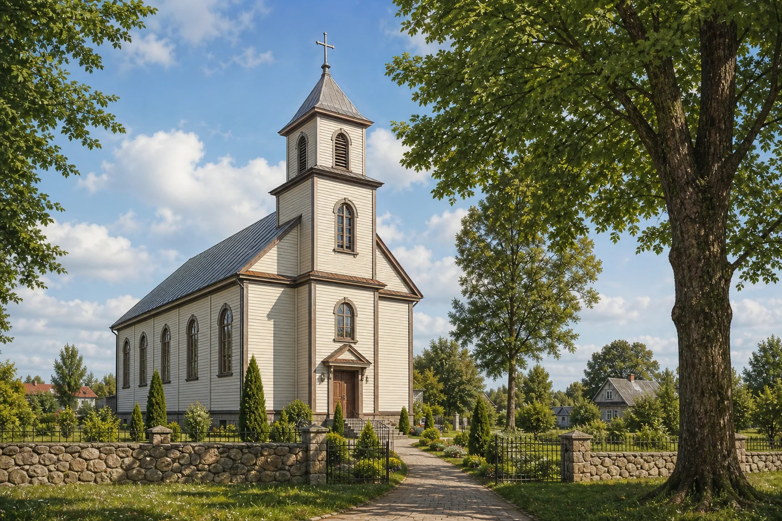 Минойты, костел Сердца Иисуса (дерев.)