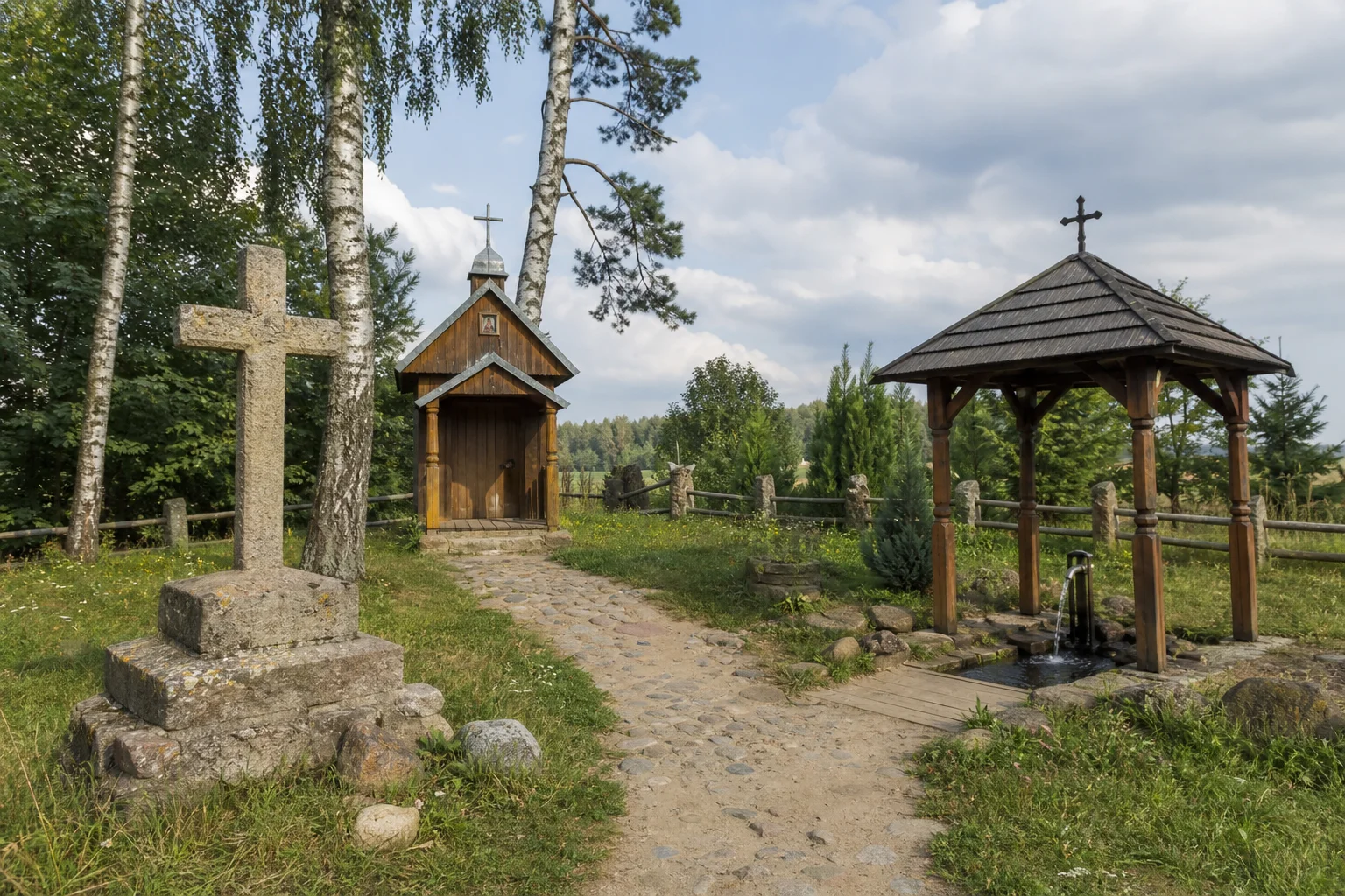 Минск, каменный крест