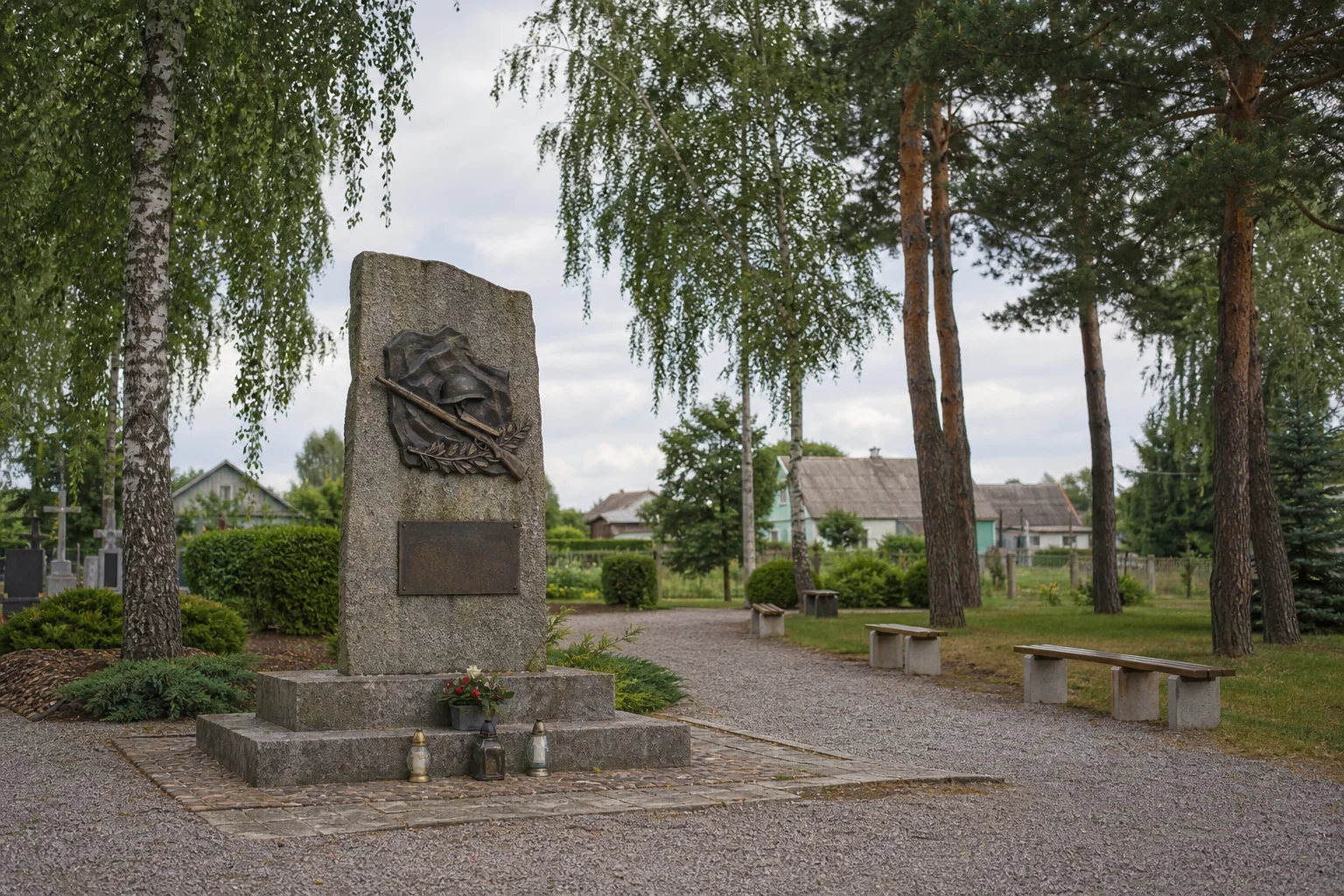 Мокраны, памятник польским солдатам 1939 г