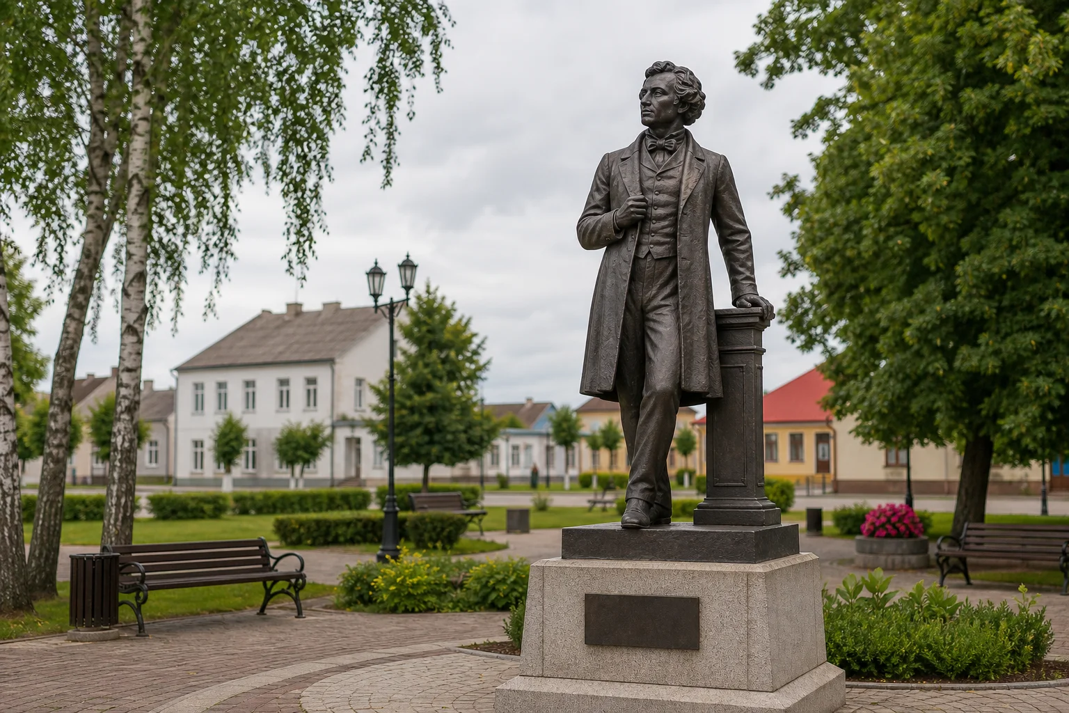 Молодечно, памятник Михалу Клеофасу Огинскому