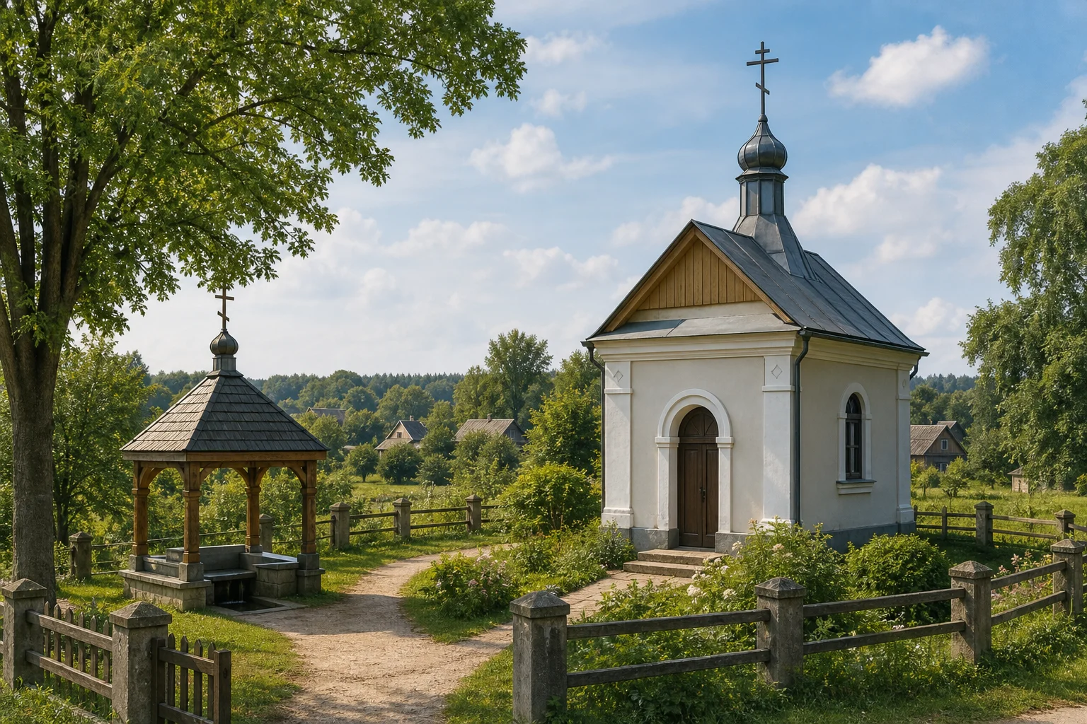 Муровано-Ошмянка, часовня придорожная