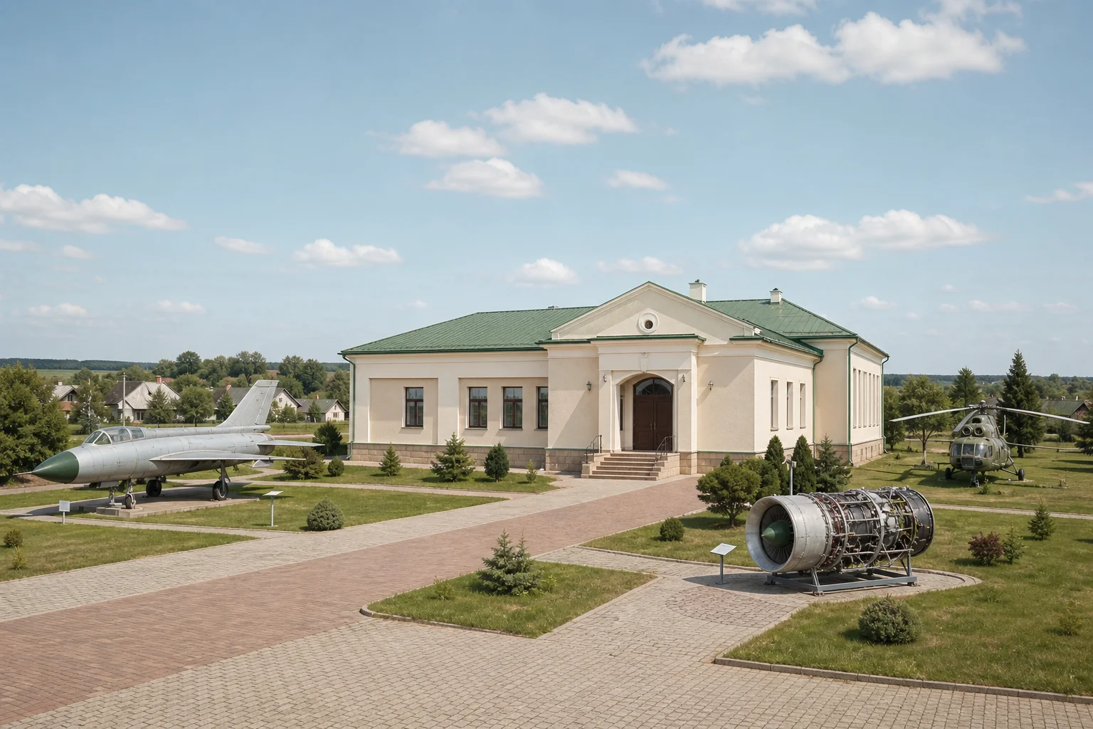 Музей авиационной техники в деревне Боровая