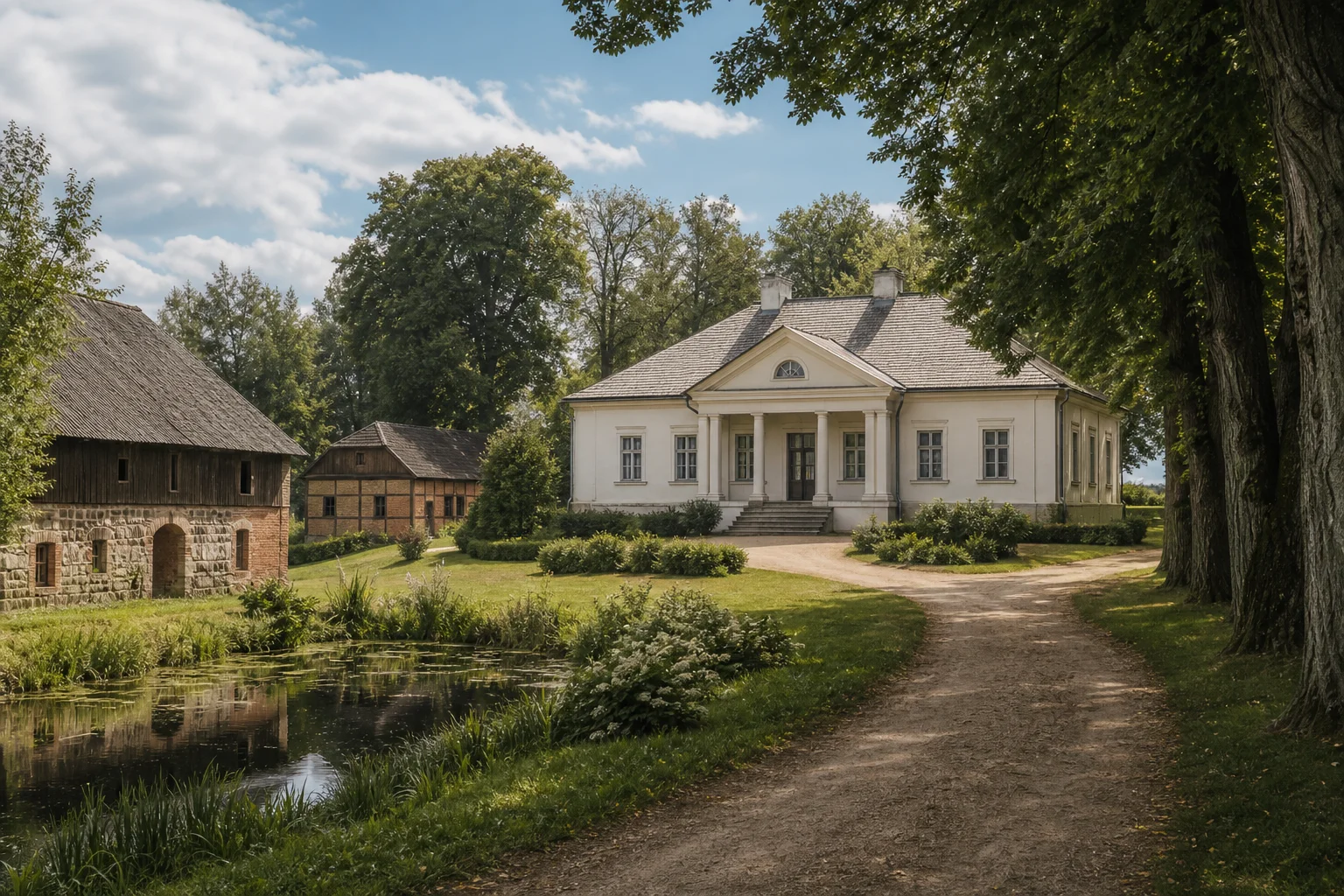 Музей-усадьба М.К. Огинского (1802-22 гг., классицизм, арх. М.Шульц/И.Пусье )