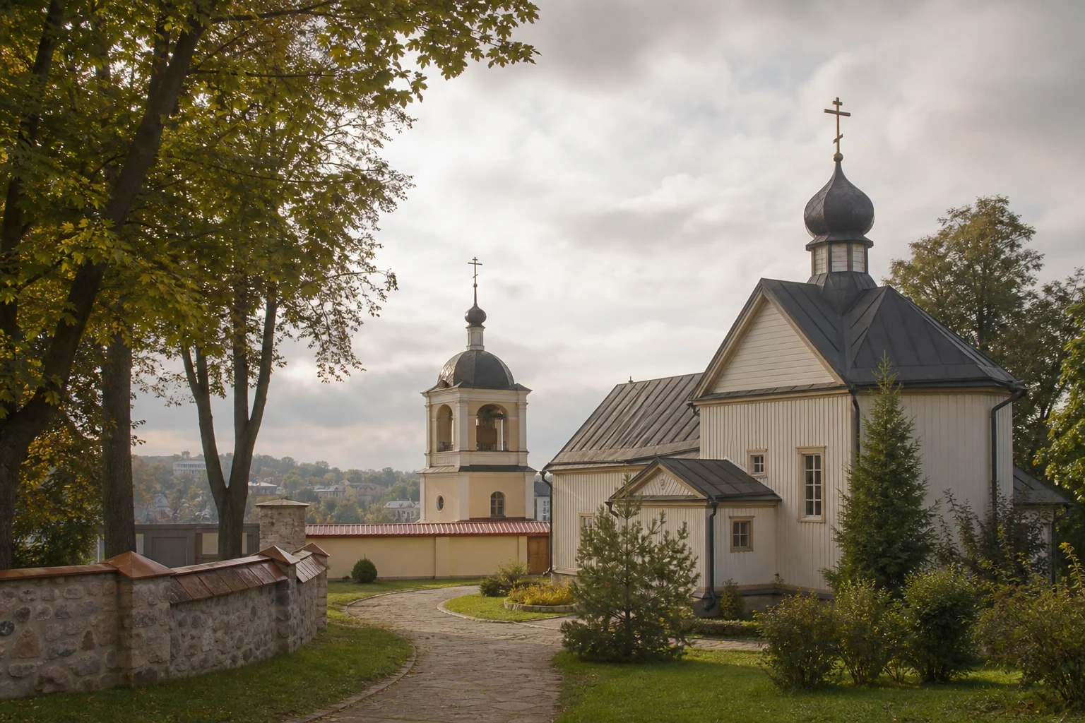 Нижняя и верхняя церкви в Гродно (Старый замок)