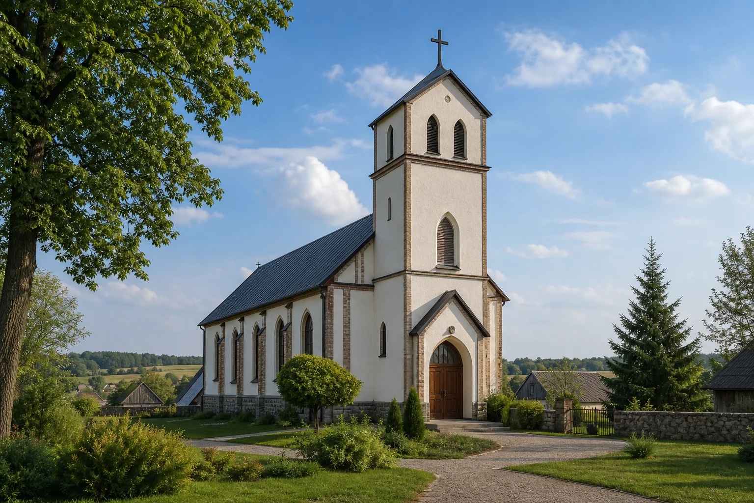 Нов. Погост, костел Троицкий (дерев.)