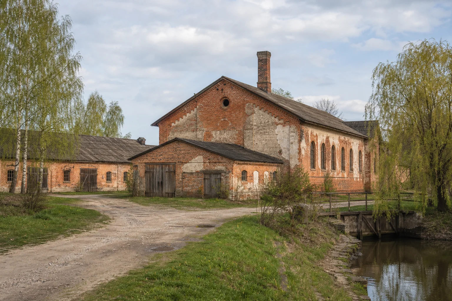 Ободовцы, усадьба: винокурня (руины)
