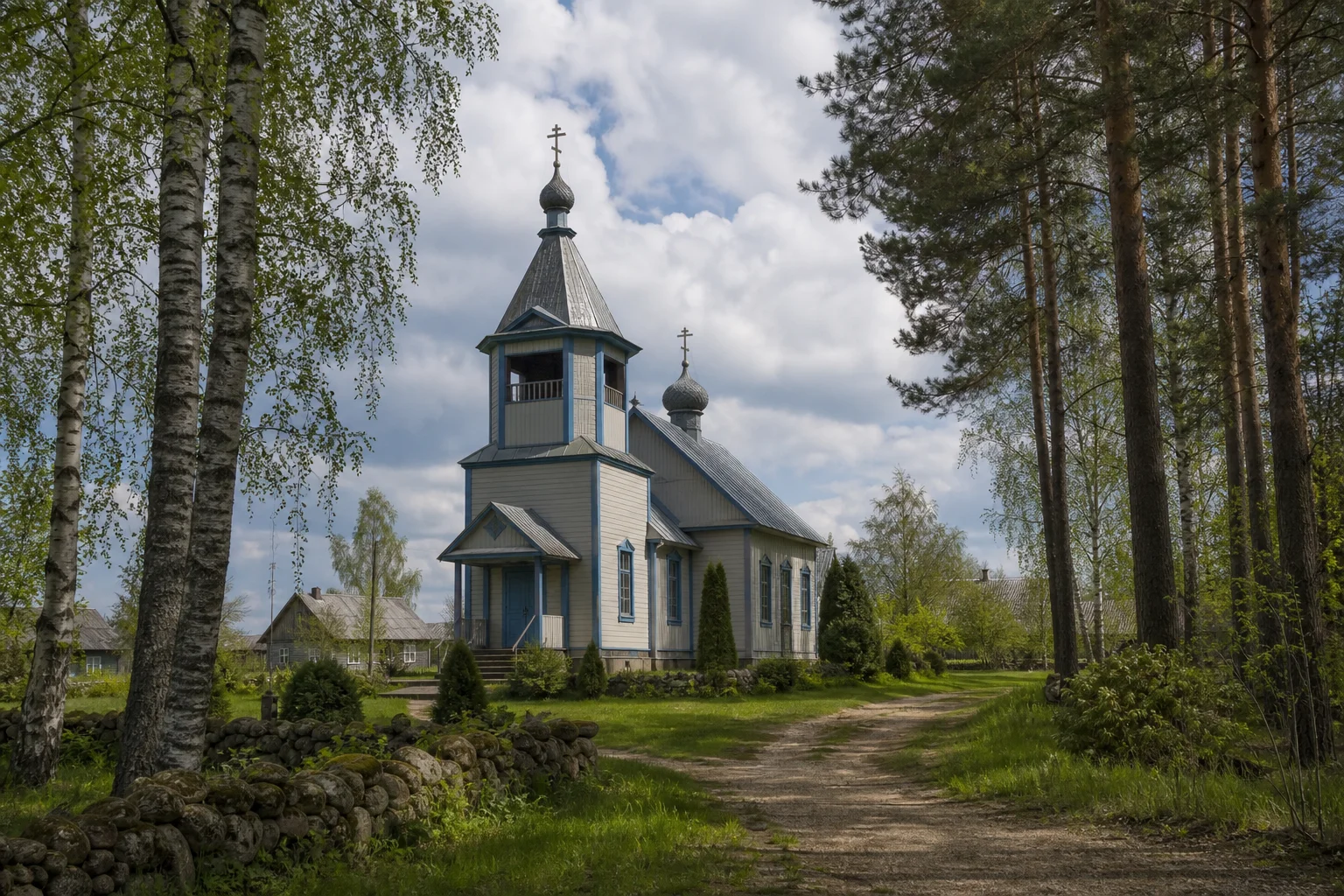 Оболь, церковь Успенская (дерев.)