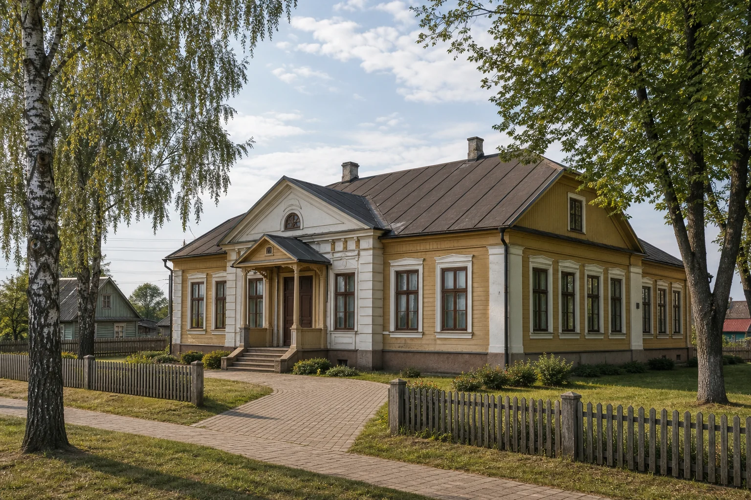 Олехновичи, школа (дерев.)