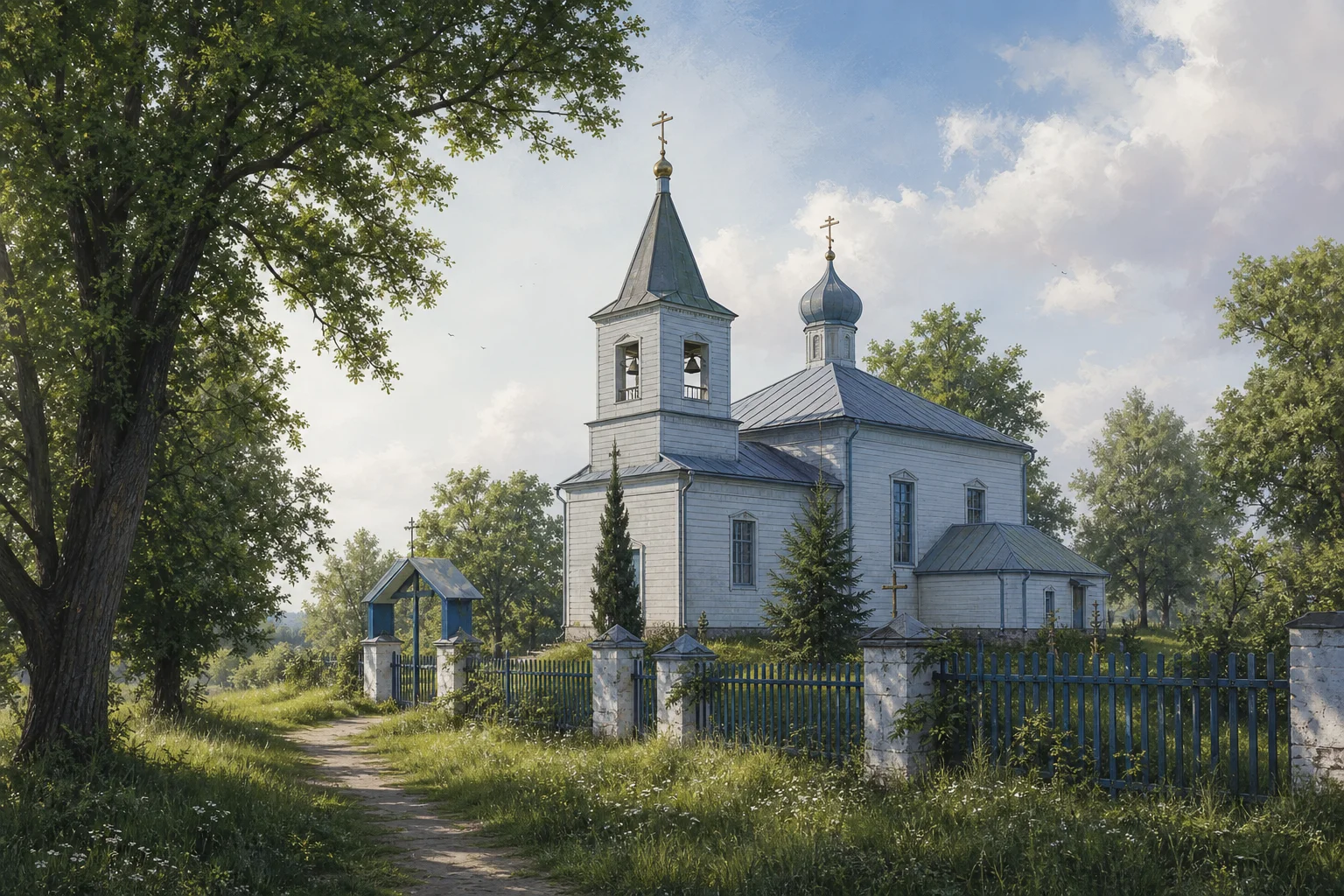 Ольманы. Церковь Воскресения Христова