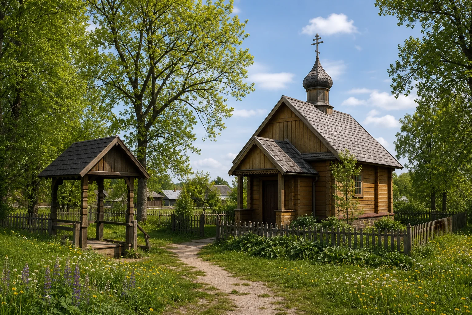 Омеленец, часовня (дерев.)