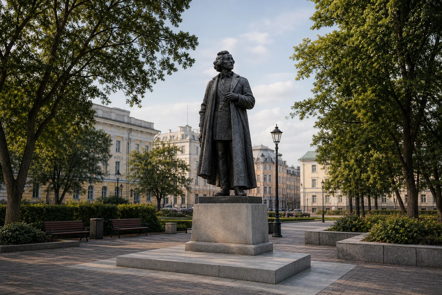 Памятник Адаму Мицкевичу в Минске