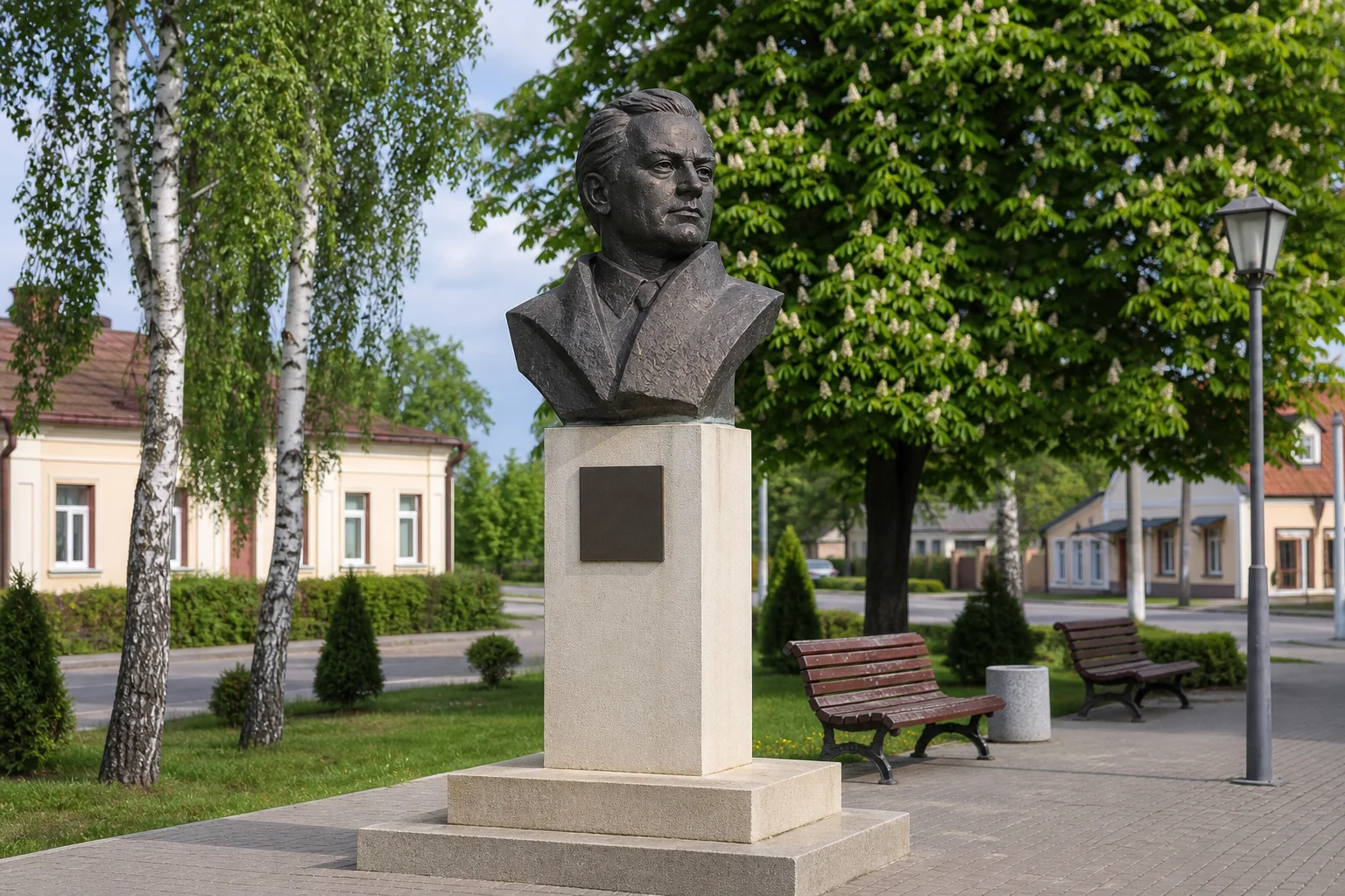 Памятник Довнар-Запольскому в Речице