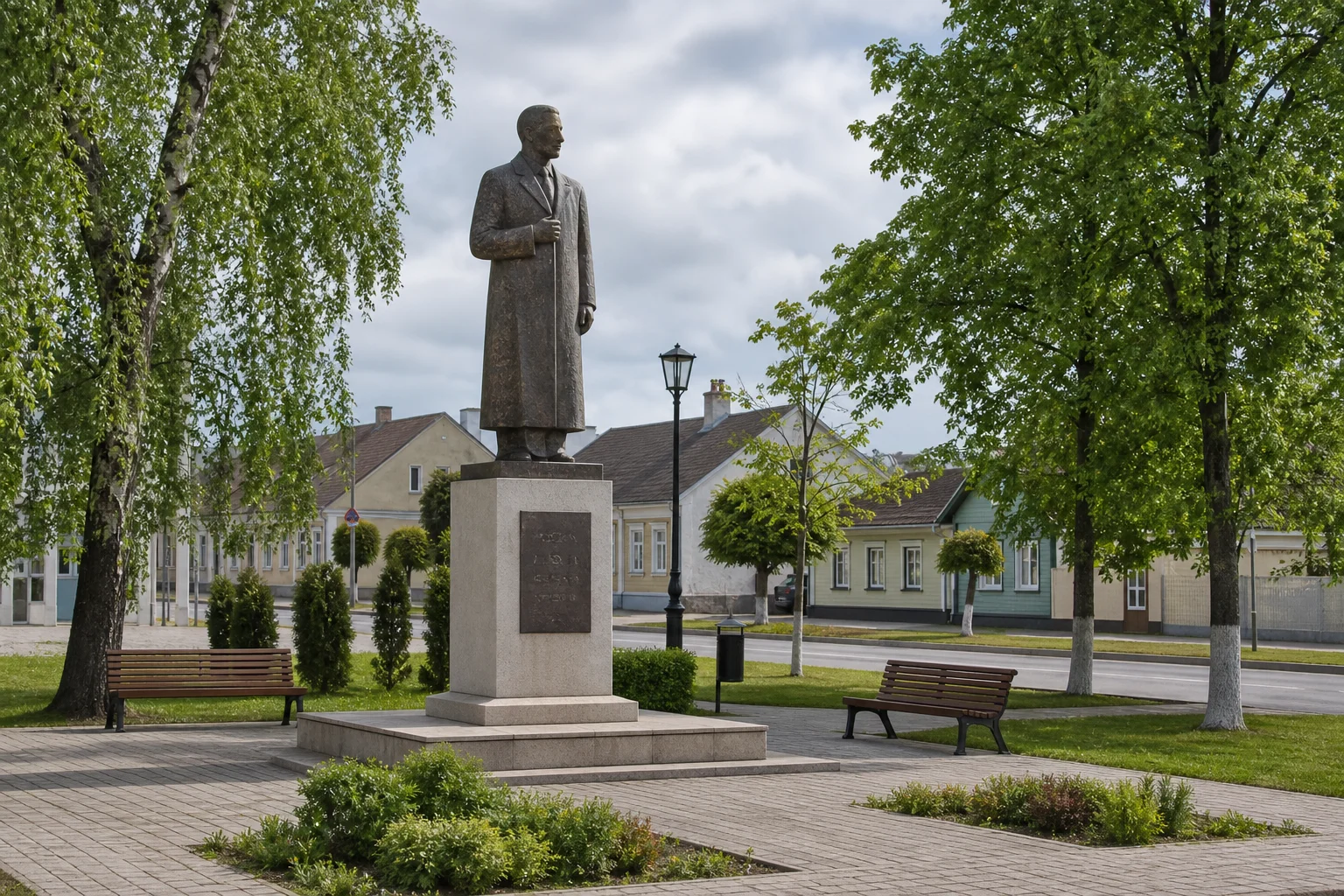 Памятник И. Гошкевичу в г. Островец