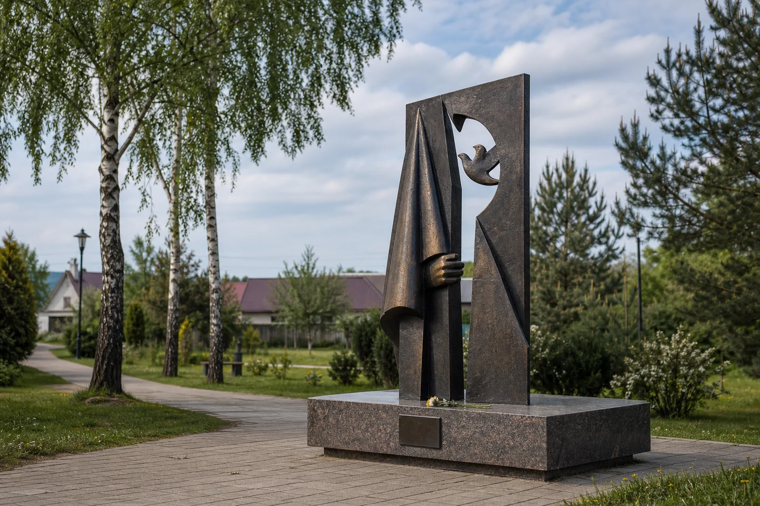 Памятник Куприяновым в Жодино