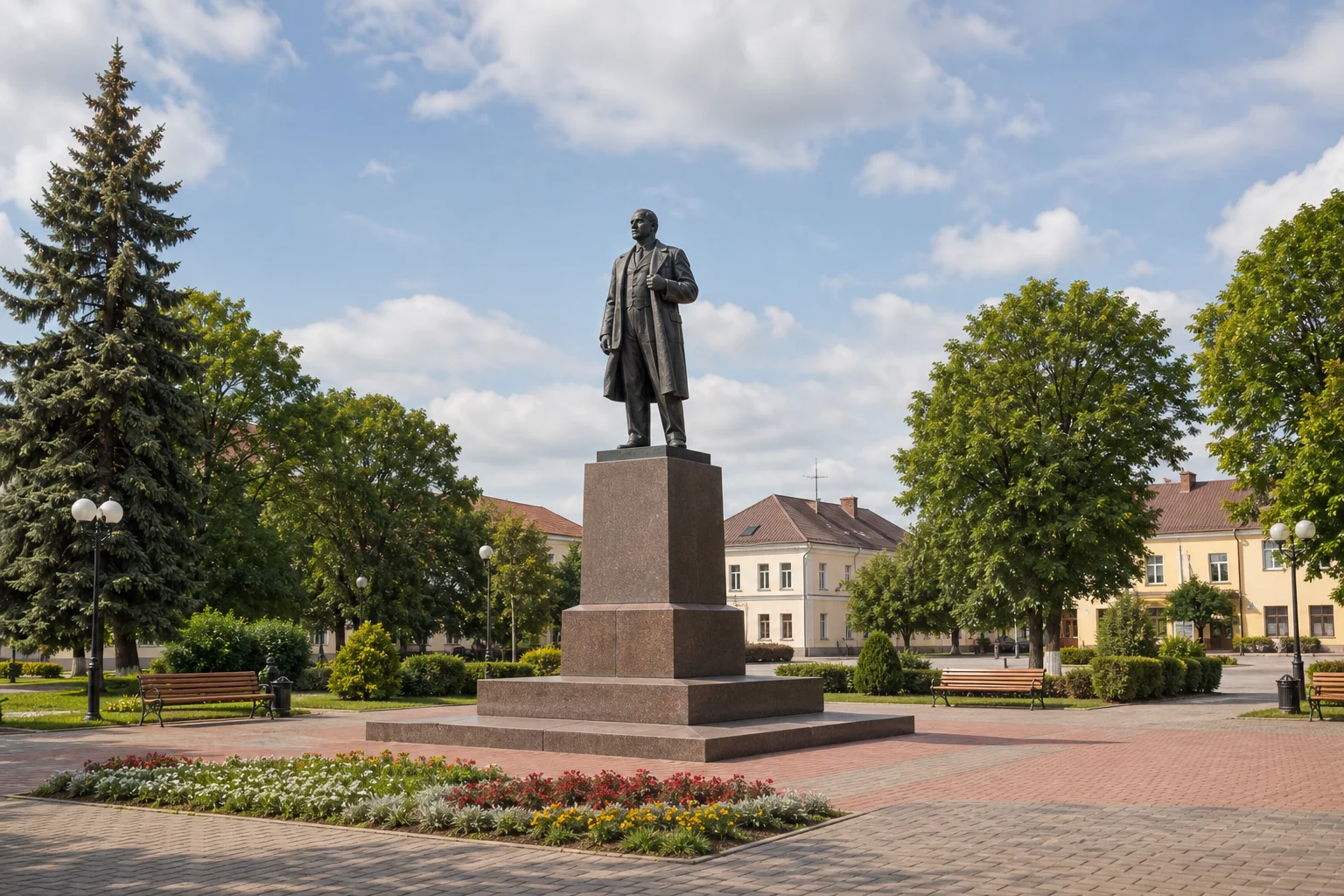 Памятник Ленину в Бресте