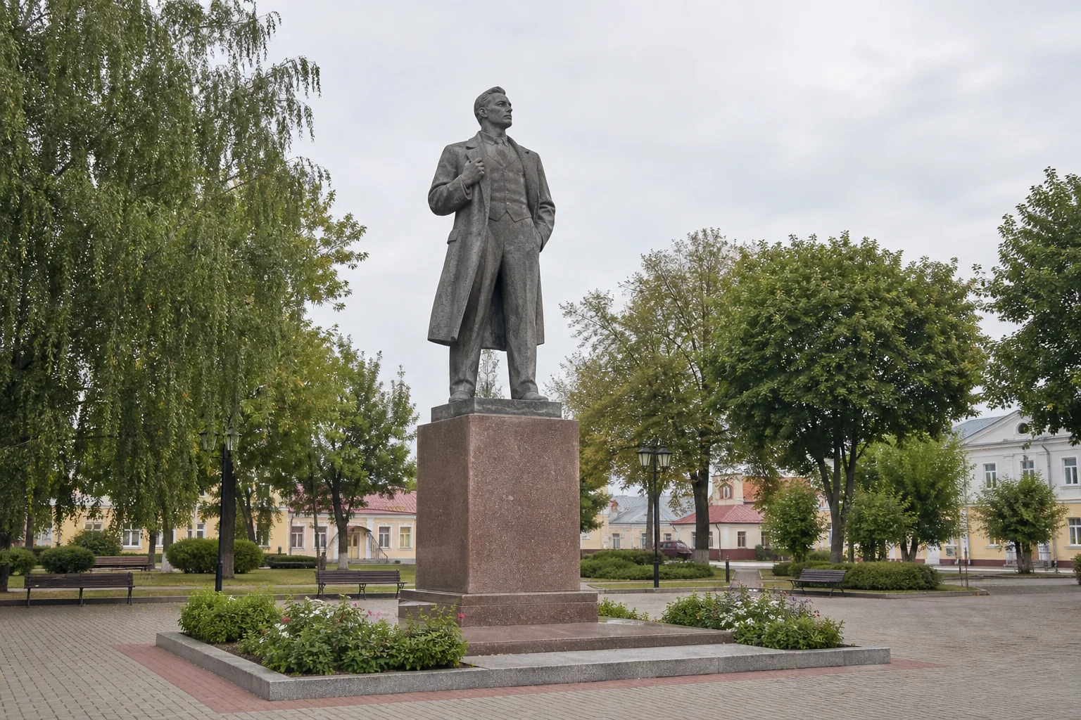 Памятник Ленину в Солигорске