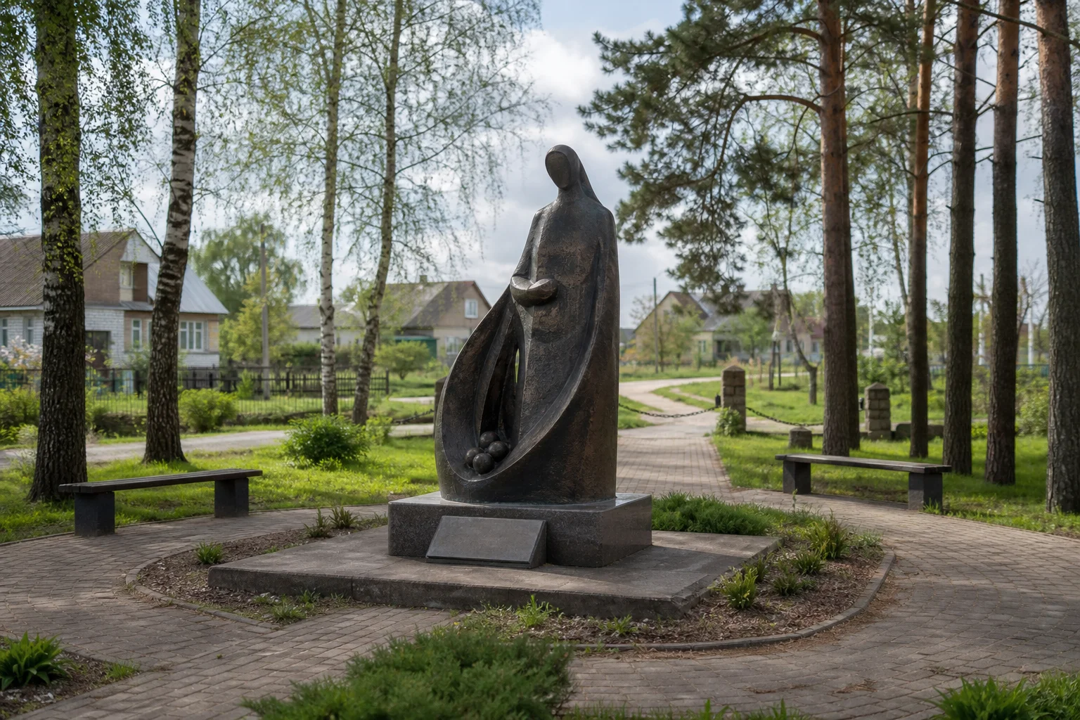 Памятник операции по спасению детей в Семково