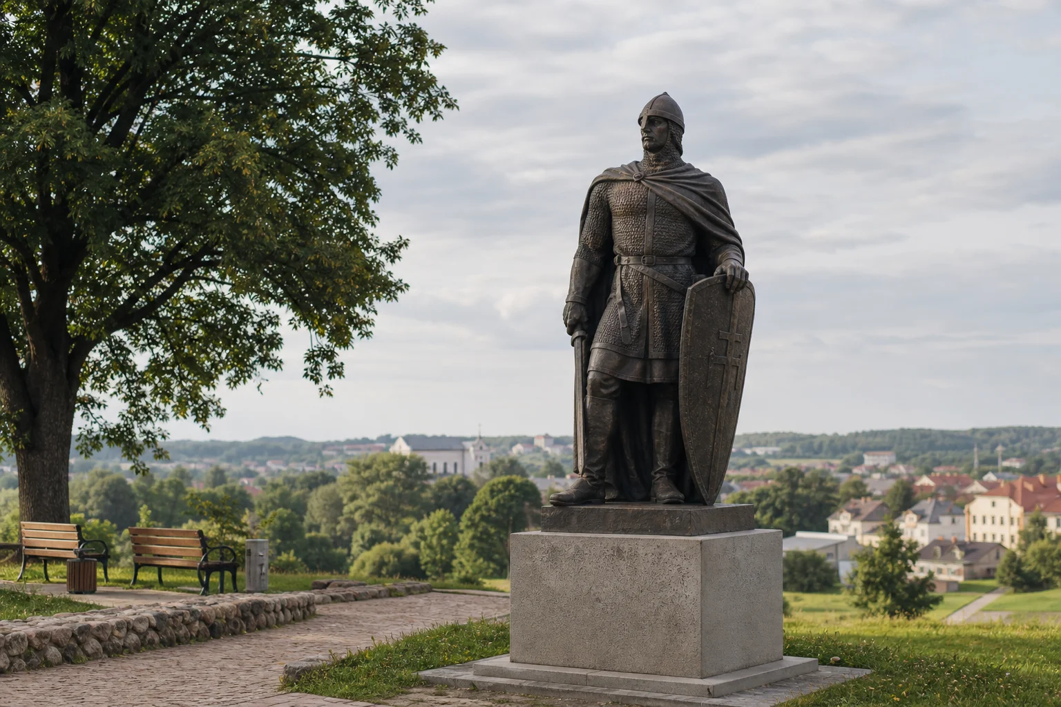 Памятник рыцарю в Новогрудке