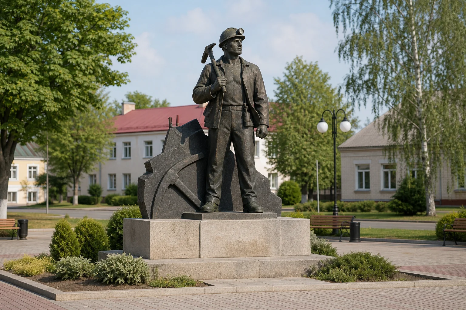 ПАМЯТНИК ШАХТЁРУ-ПЕРВОПРОХОДЦУ