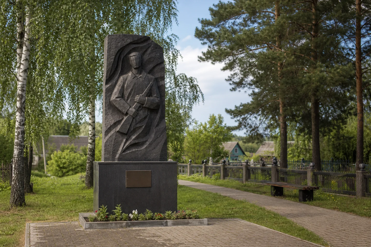 Памятник в честь партизанской бригады им. Чкалова