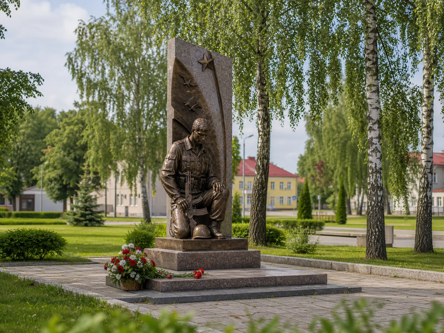 Памятник воинам-интернационалистам в Ушачах