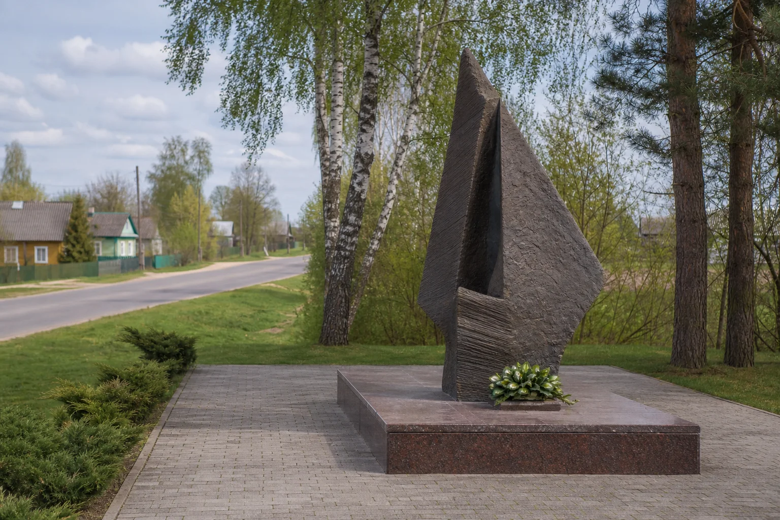 Памятник воинам-землякам в аг. Исерно