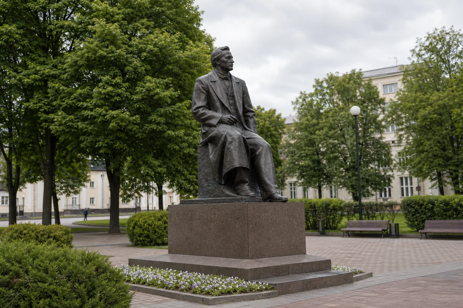 Памятник Якубу Коласу в Минске
