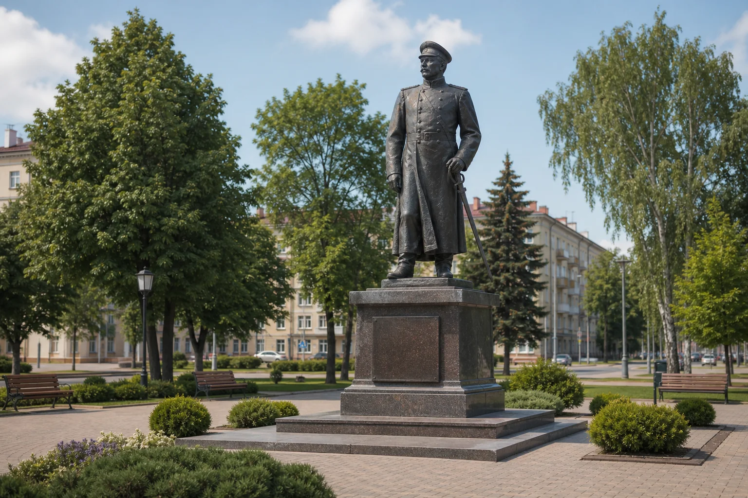 Памятник Жукову в Минске