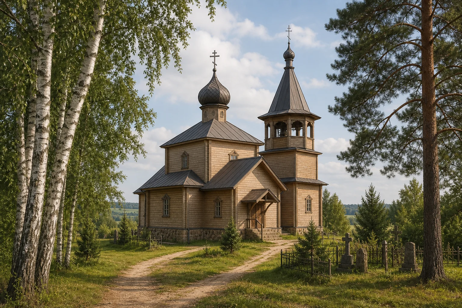 Перебродье, церковь св. Георгия (дерев.)