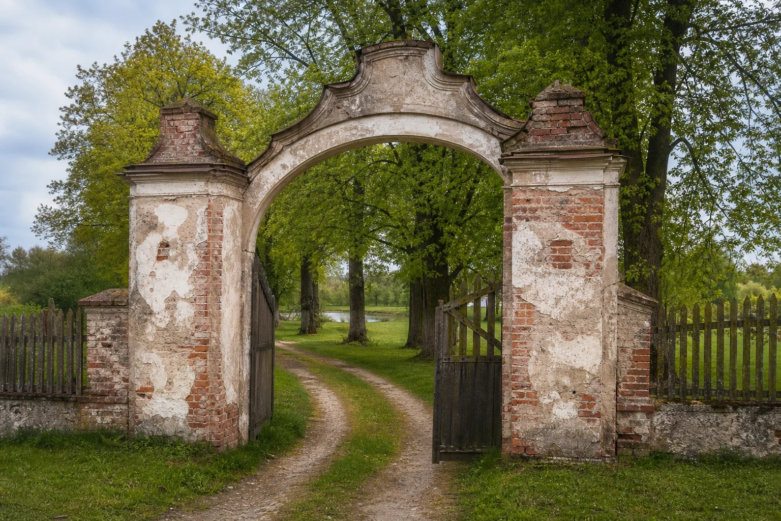 Плодовая, усадьба: брама
