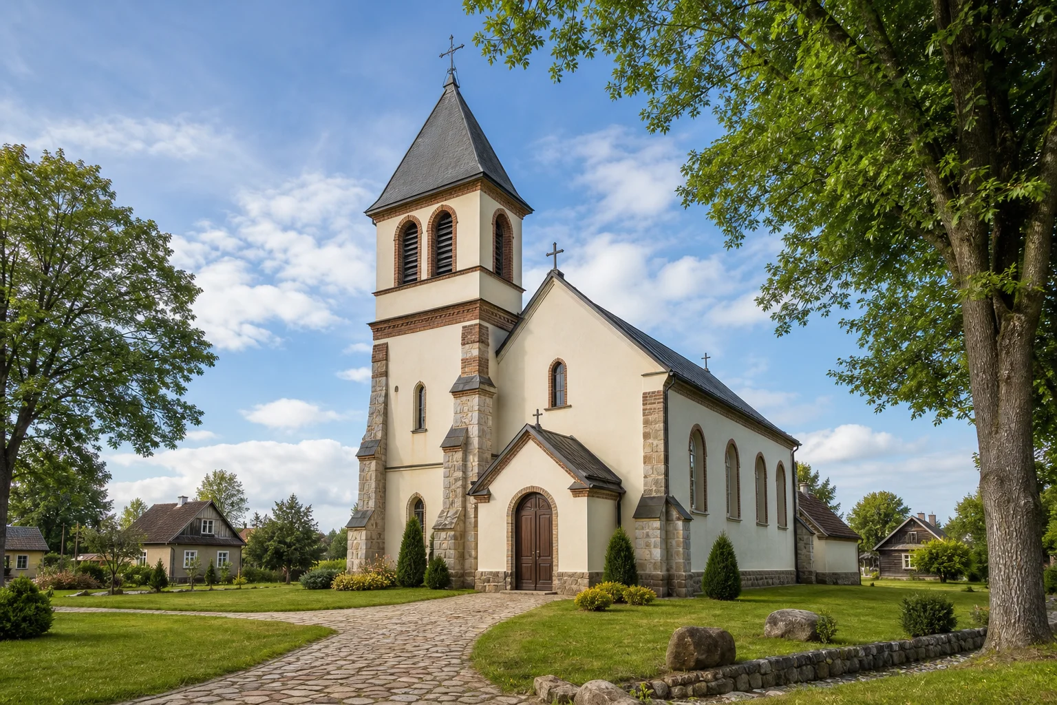 Плюсы, костел Троицкий