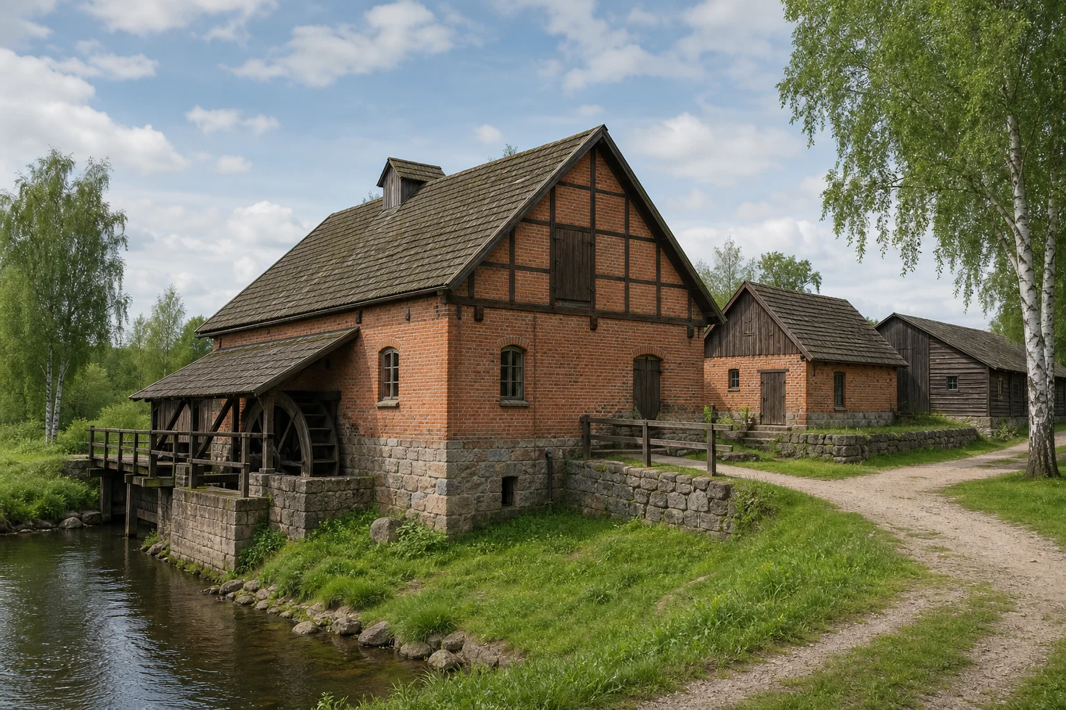 Побединщина, водяная мельница (руины)