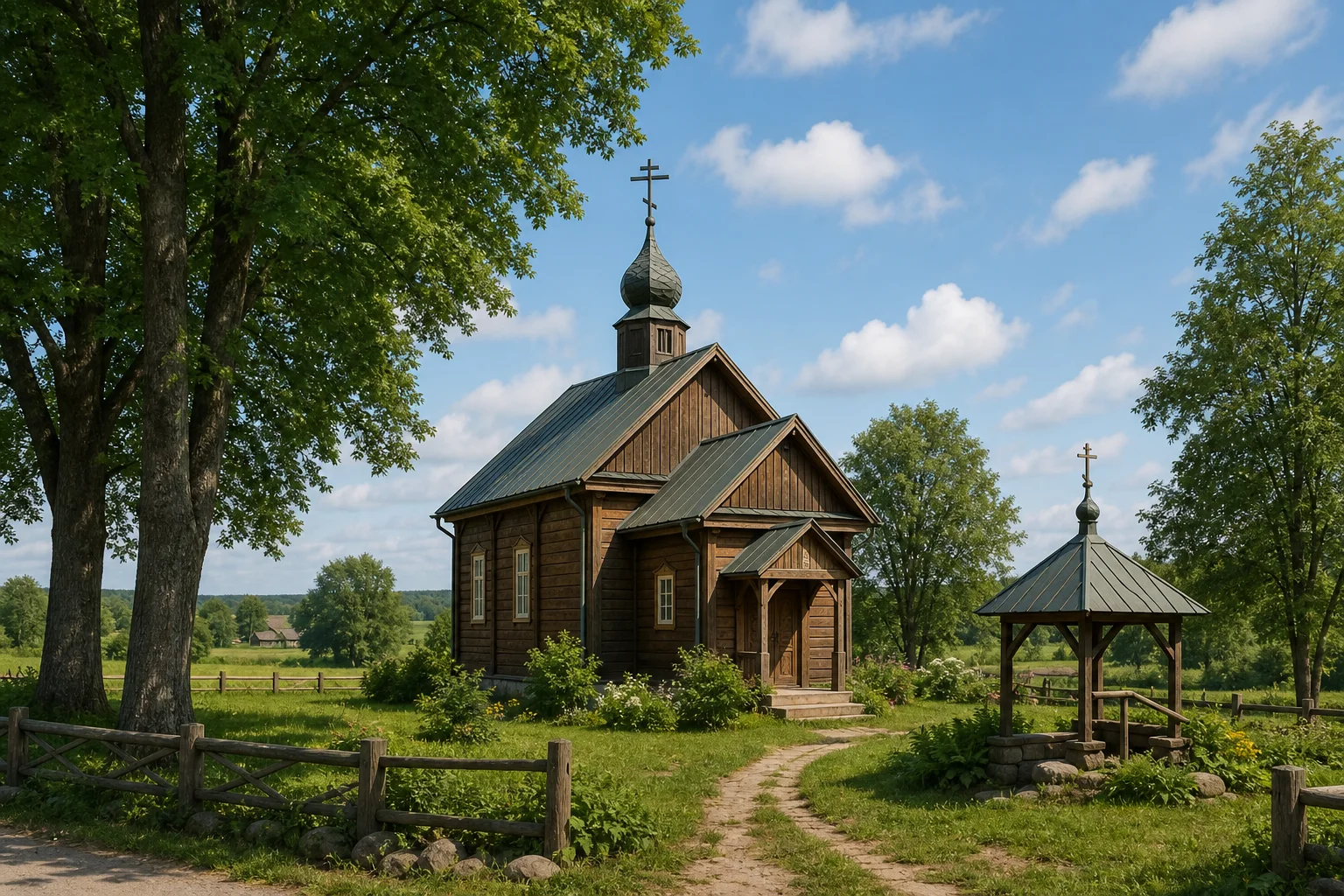 Подлесье, часовня св. Георгия (дерев.)
