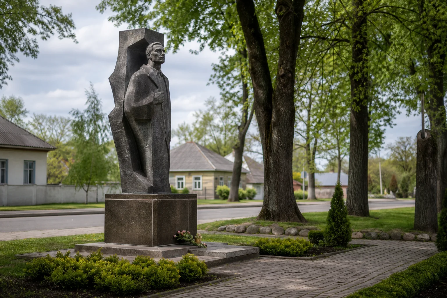 помник жыхарам деревни Гародники (Ogrodniki)
