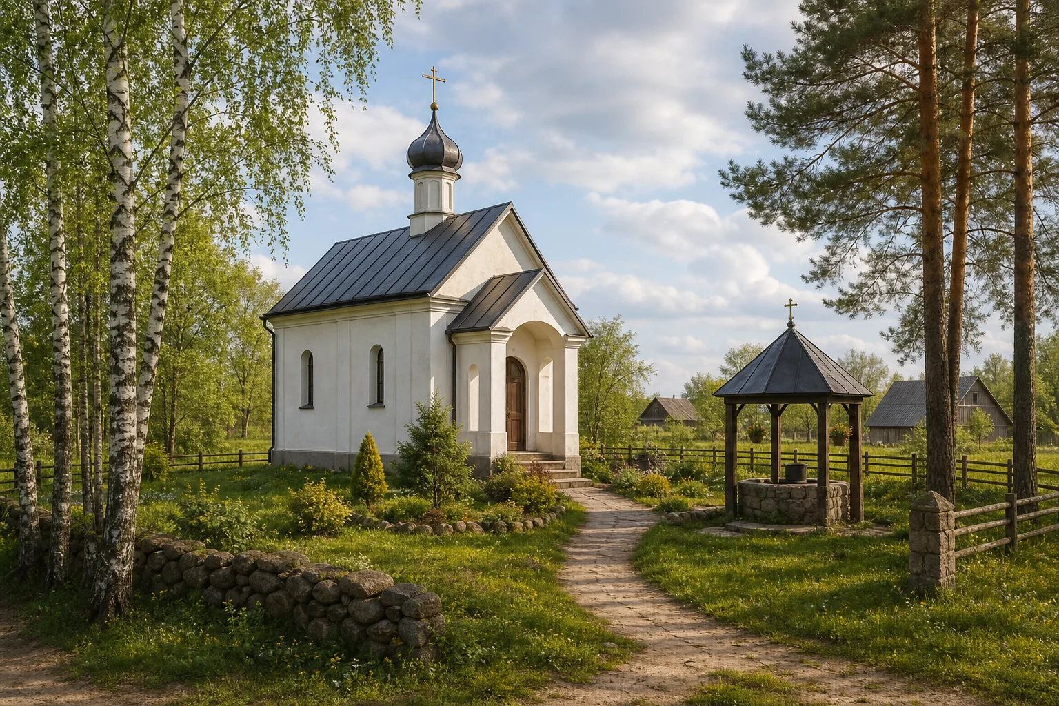 Поповцы, часовня придорожная