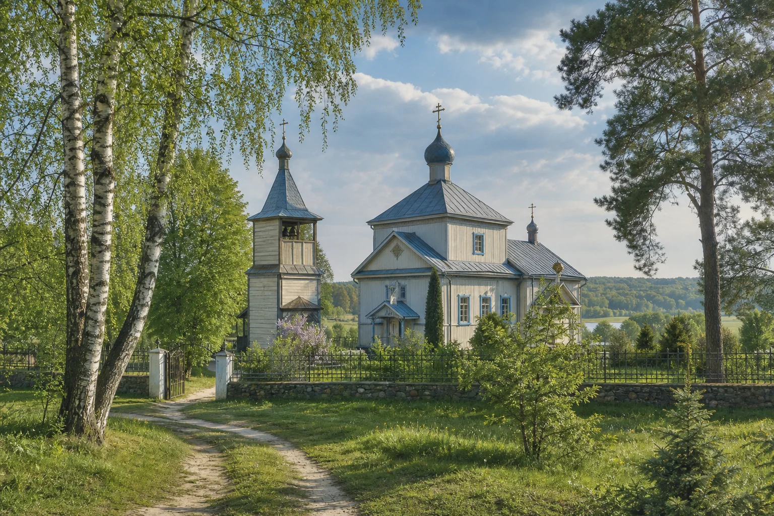 Поречье, церковь Казанской иконы Богоматери (дерев.)