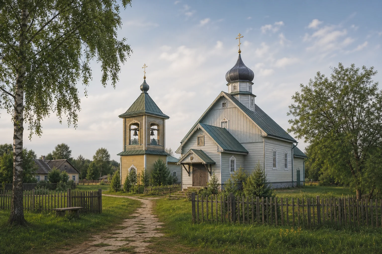 Православная часовня в деревне Ракитно