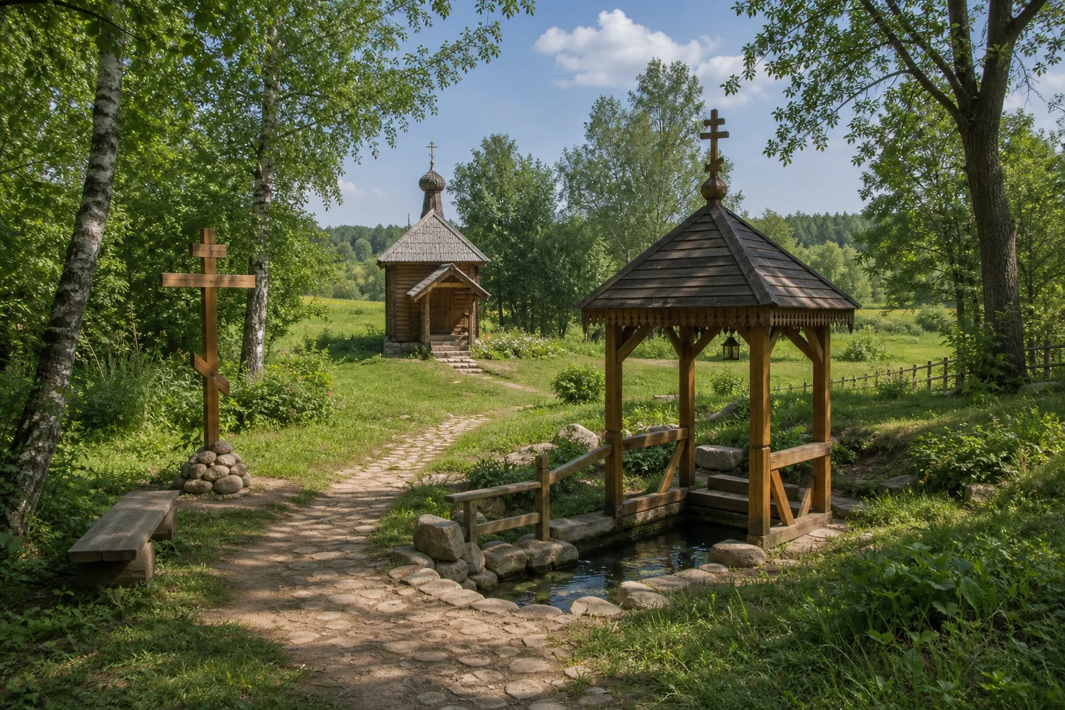 Приднепровский. Экотропа «Приднепровская». Святой родник