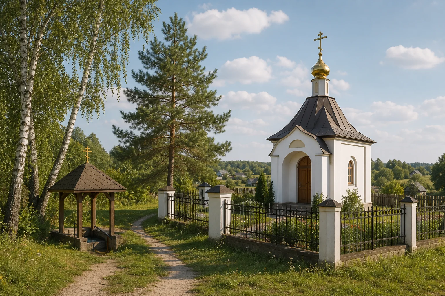 Придорожная часовня в Долгиново