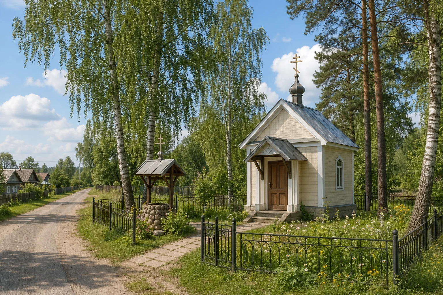 Придорожная часовня в Городце