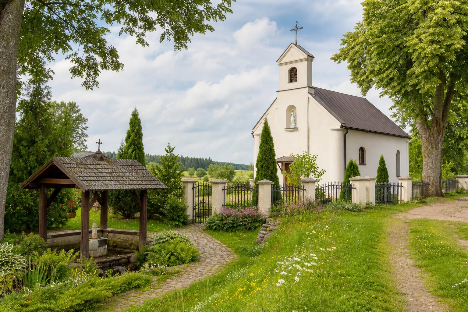 Придорожная каплица в Великой Кракотке