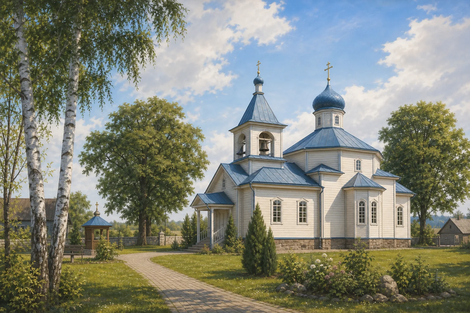 Приход храма Казанской иконы Божией Матери, д.Октябрь
